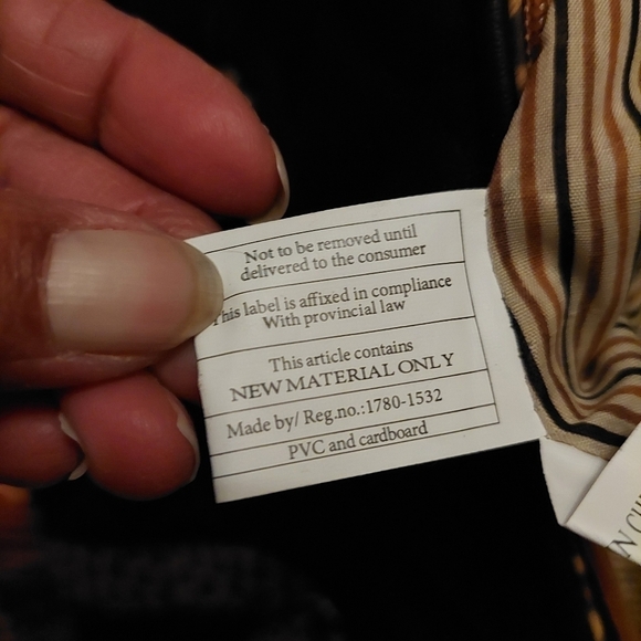 Joanel Quilted & Plain Black & Faux Leopard Trim Handbag (Large) - Picture 16 of 16